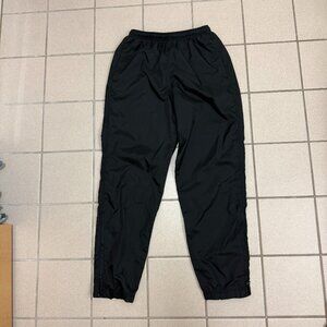 Vintage Nike Nylon Track Pants Black Size Medium